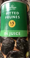 Pitted prunes