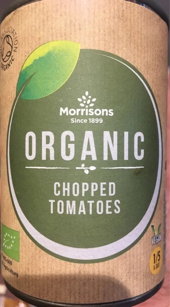 Organic chopped tomatoes