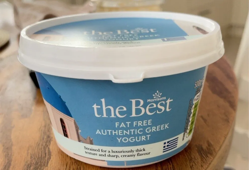 Fat free authentic Greek yogurt