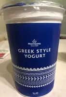 Greek style yogurt