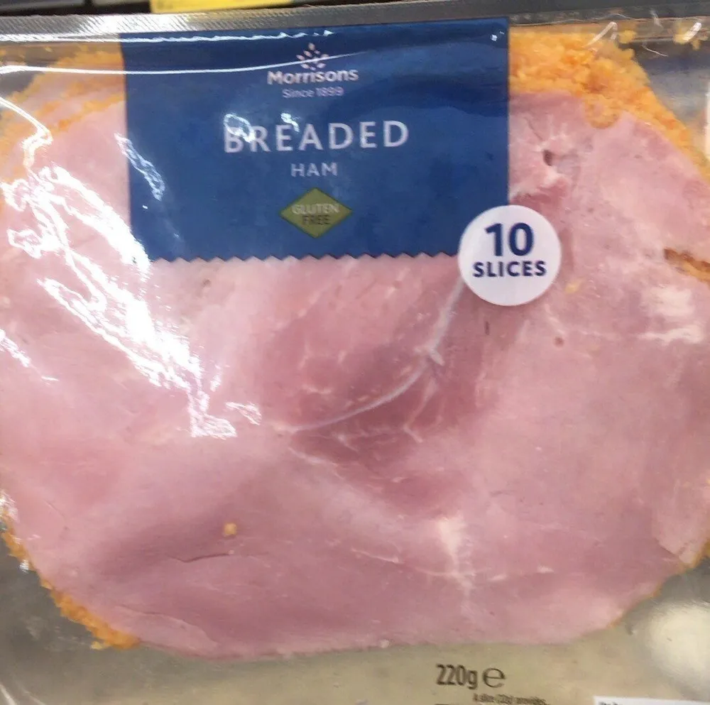 Breaded ham