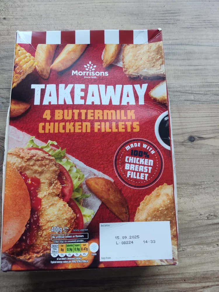 Buttermilk chicken fillet