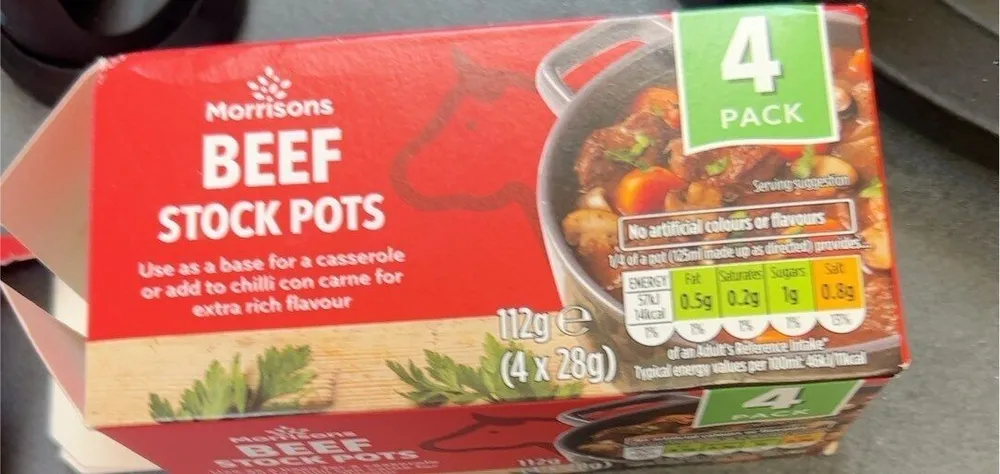 Beef stock pots