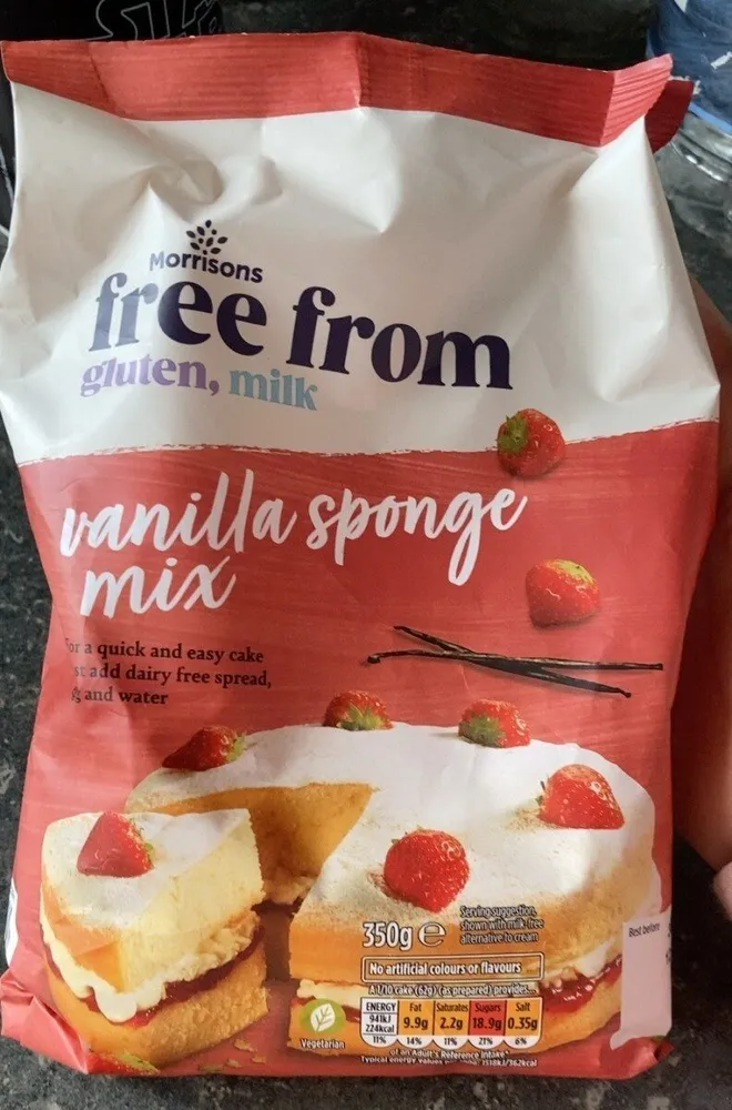 Free from Vanilla sponge mix