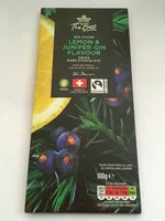 Lemon & Juniper Gin Flavour Dark Chocolate