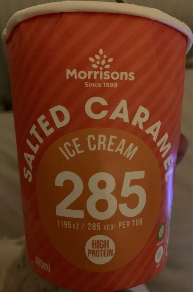 Salted caramel ice cream