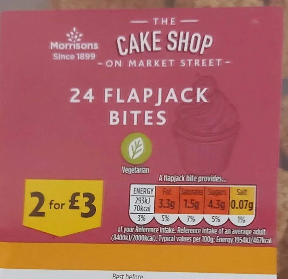 Flapjack bites
