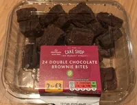 Diuble chocolate brownie bites