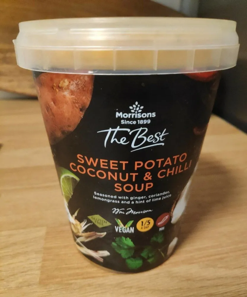 Sweet Potato Coconut & Chilli Soup