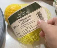 Unwaxed lemons
