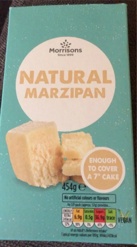 Natural marzipan