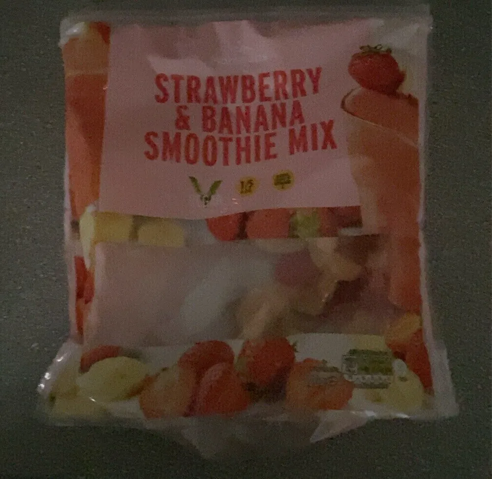 Strawberry & banna smoothie mix