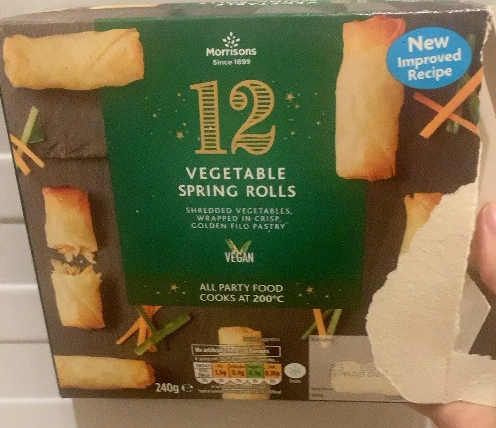 vegetable spring rolls