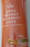 Apple,orange&carrot juice