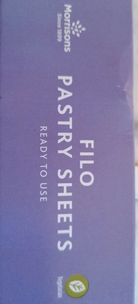 Filo pastry sheets