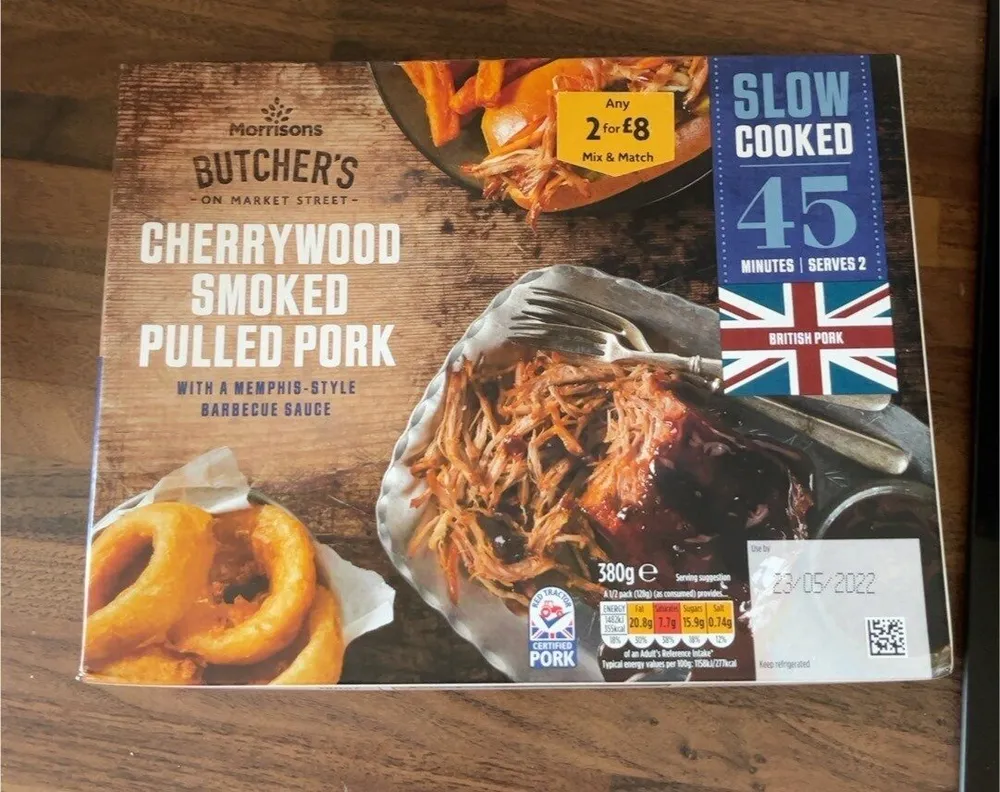 Cherrywood smoked pulled pork