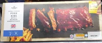 Pork ribs with a bourbon barbecue sauce