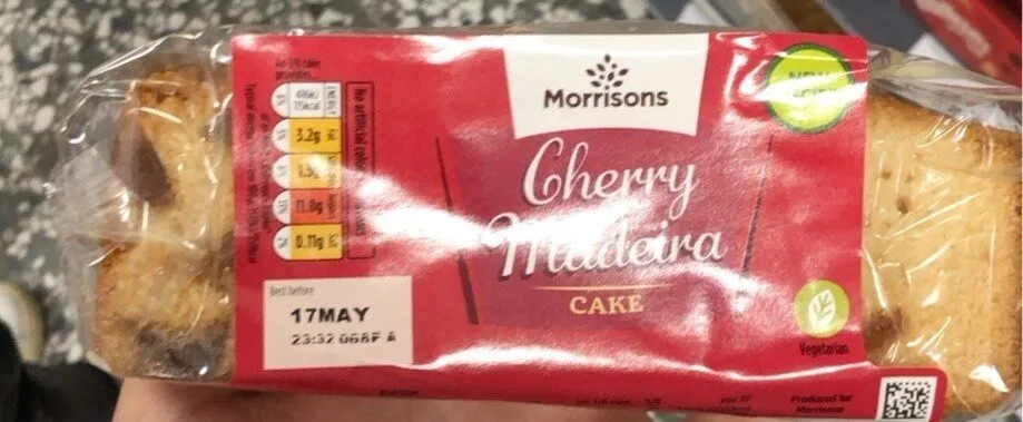 Cherry Madeira cake