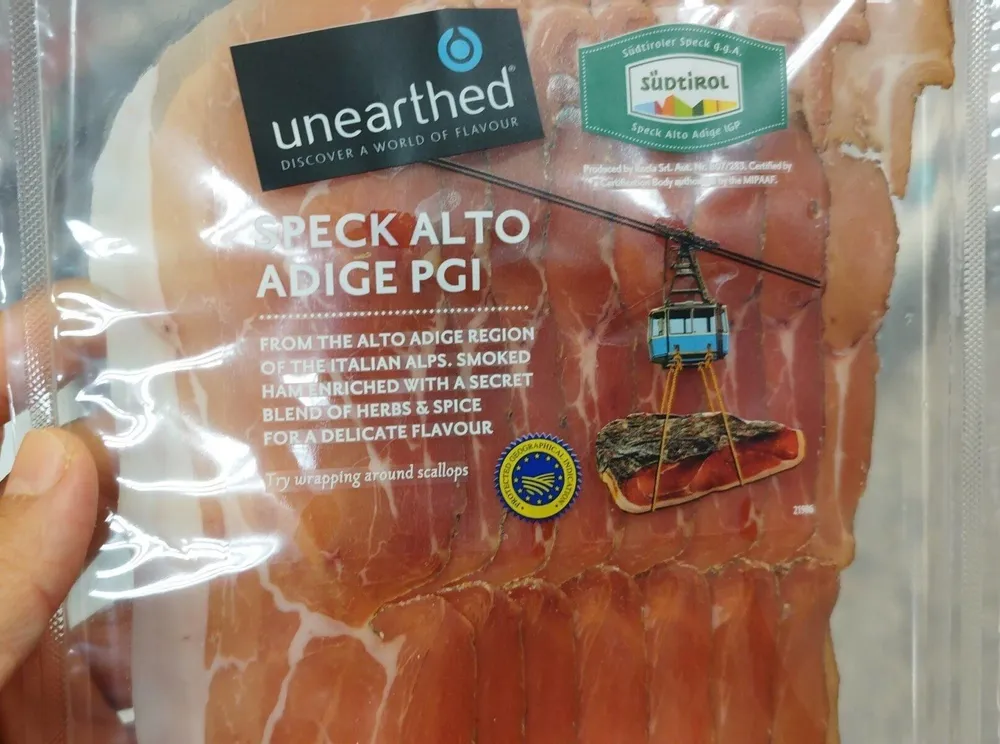 Speck alto Adige pgi