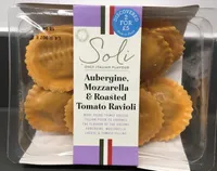Aubergine, Mozzarella & Rosted Tomato Ravioli