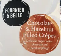 Chocolate and Hazelnut Filled crêpes