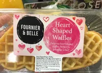 Heart shaped waffles