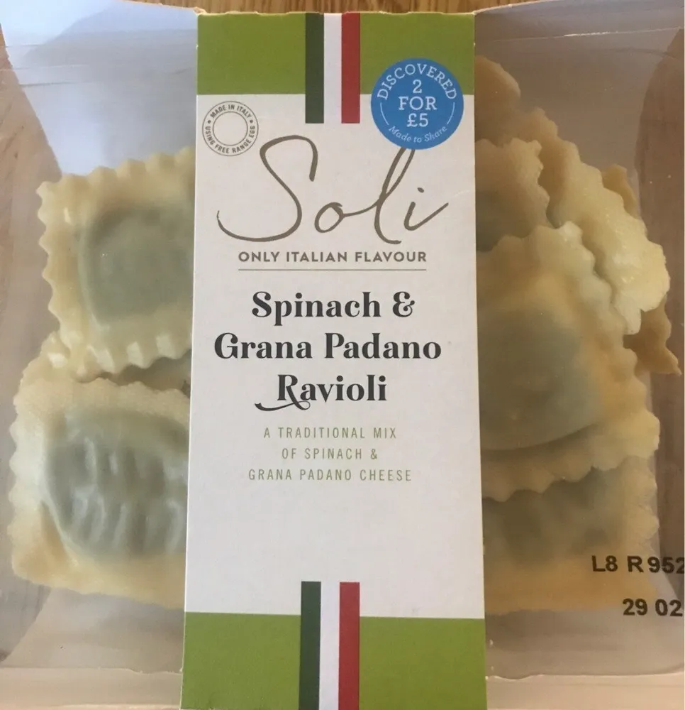 Spinach & Grana Padano Ravioli