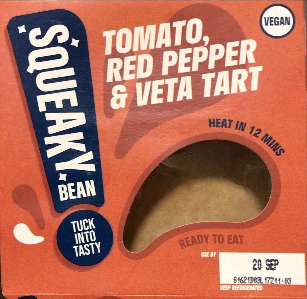Tomato, Red pepper & Veta tart