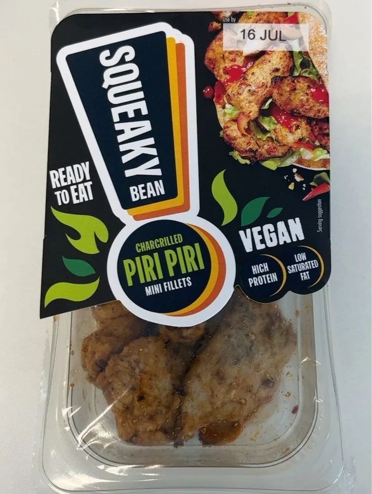 Chargrilled piri piri mini fillets