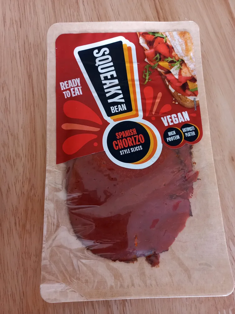 Spanish chorizo style slices
