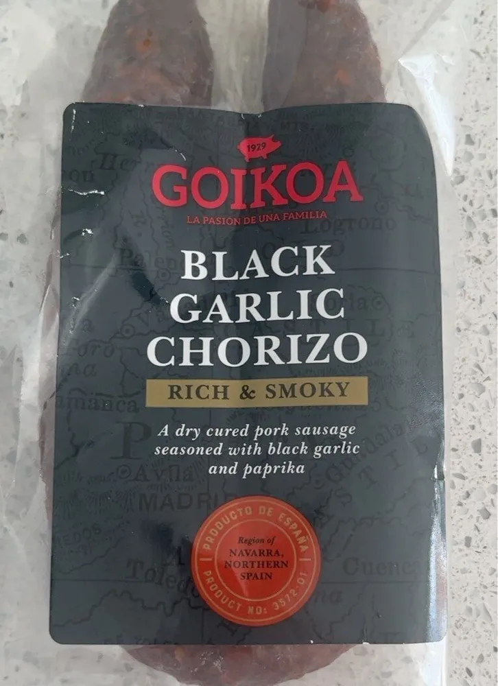 black garlic chorizo