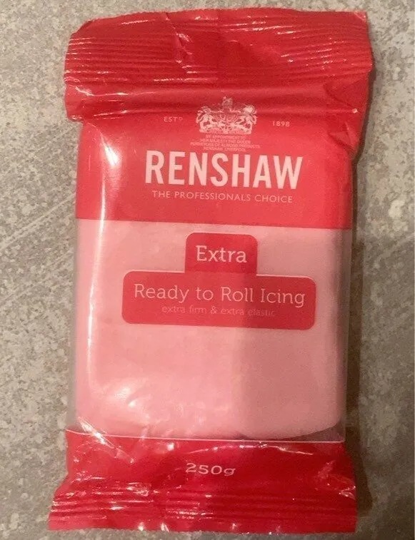 Pâte à Sucre Rose 250GR Renshaw Extra