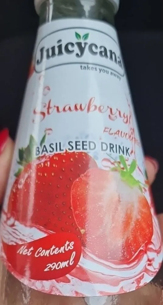 Strawberries Flavour Basil Seed Drink