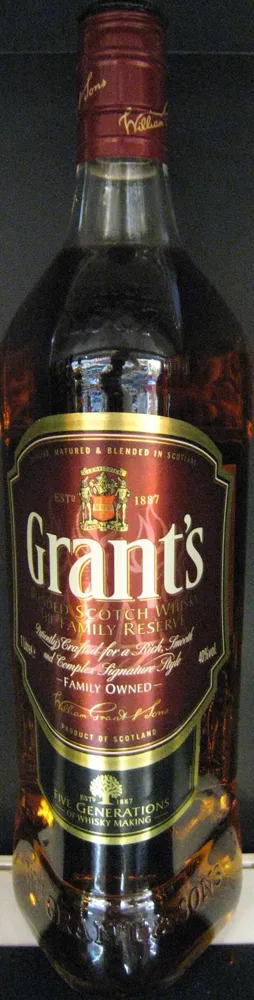 Whisky Ecosse blended sans âge 100 cl Grant's