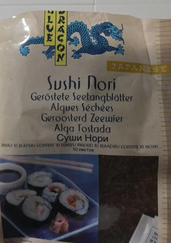 Algues Sushi Nori Blue Dragon 22 GR, 1 Pièce