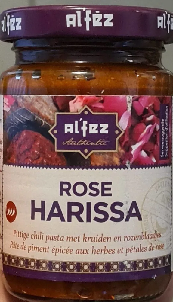 HARISSA Pâte de piment épicée aux herbes et pétales de rose