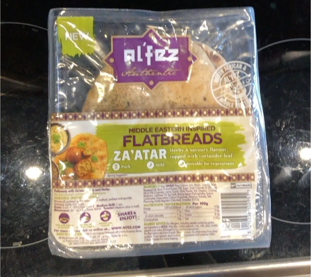 Middle eastern inspired flatbreads