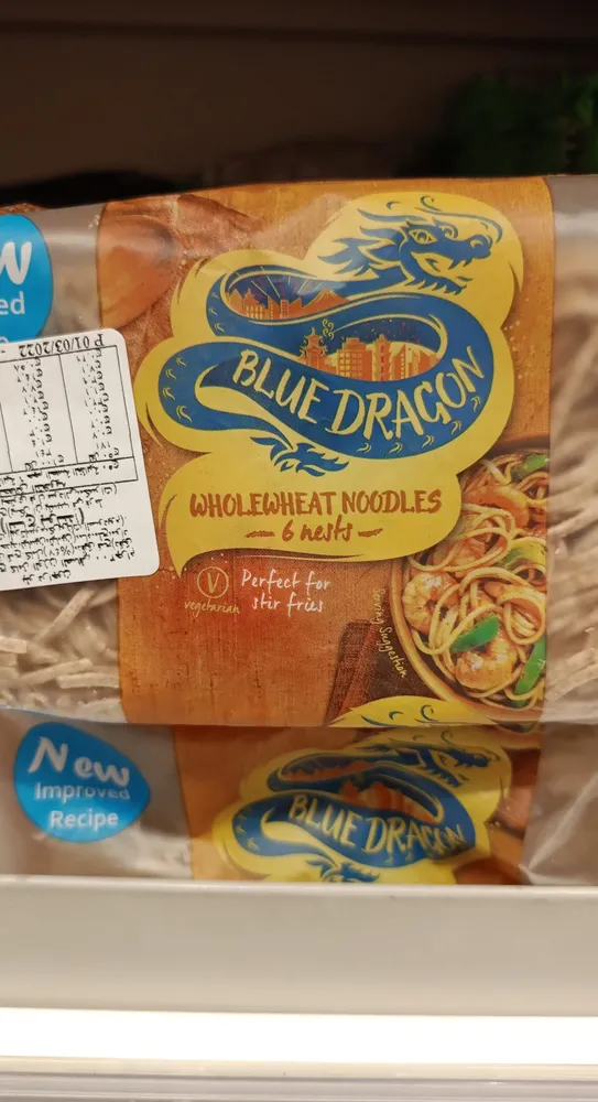 Blue Dragon Whole Wheat Noodles
