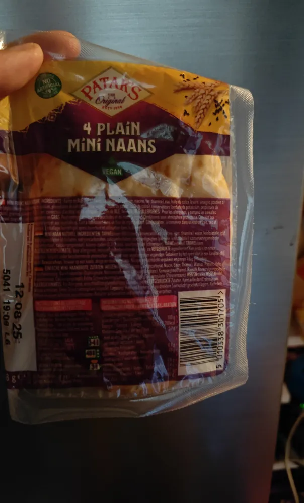 Plain Mini Naans