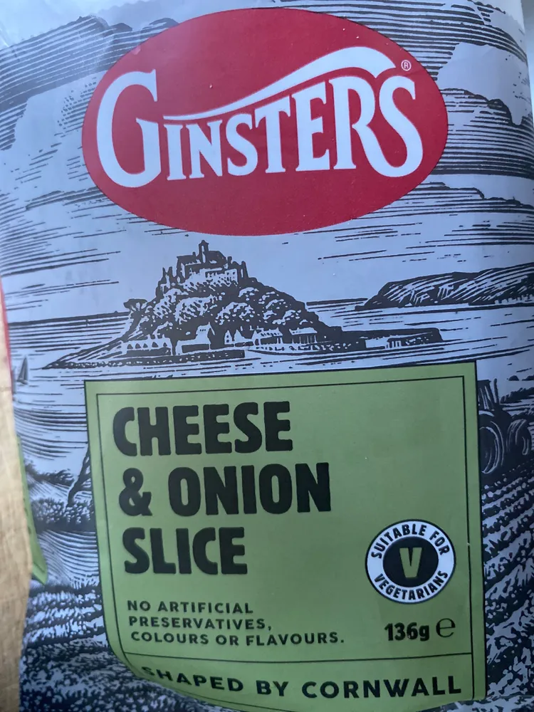 Ginsters Cheese & Onion Slice