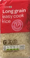 Long grain easy cook rice
