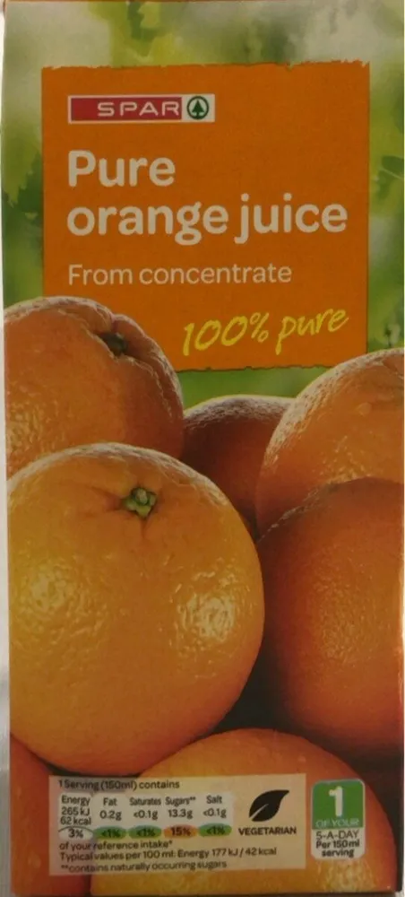 Pure orange juice