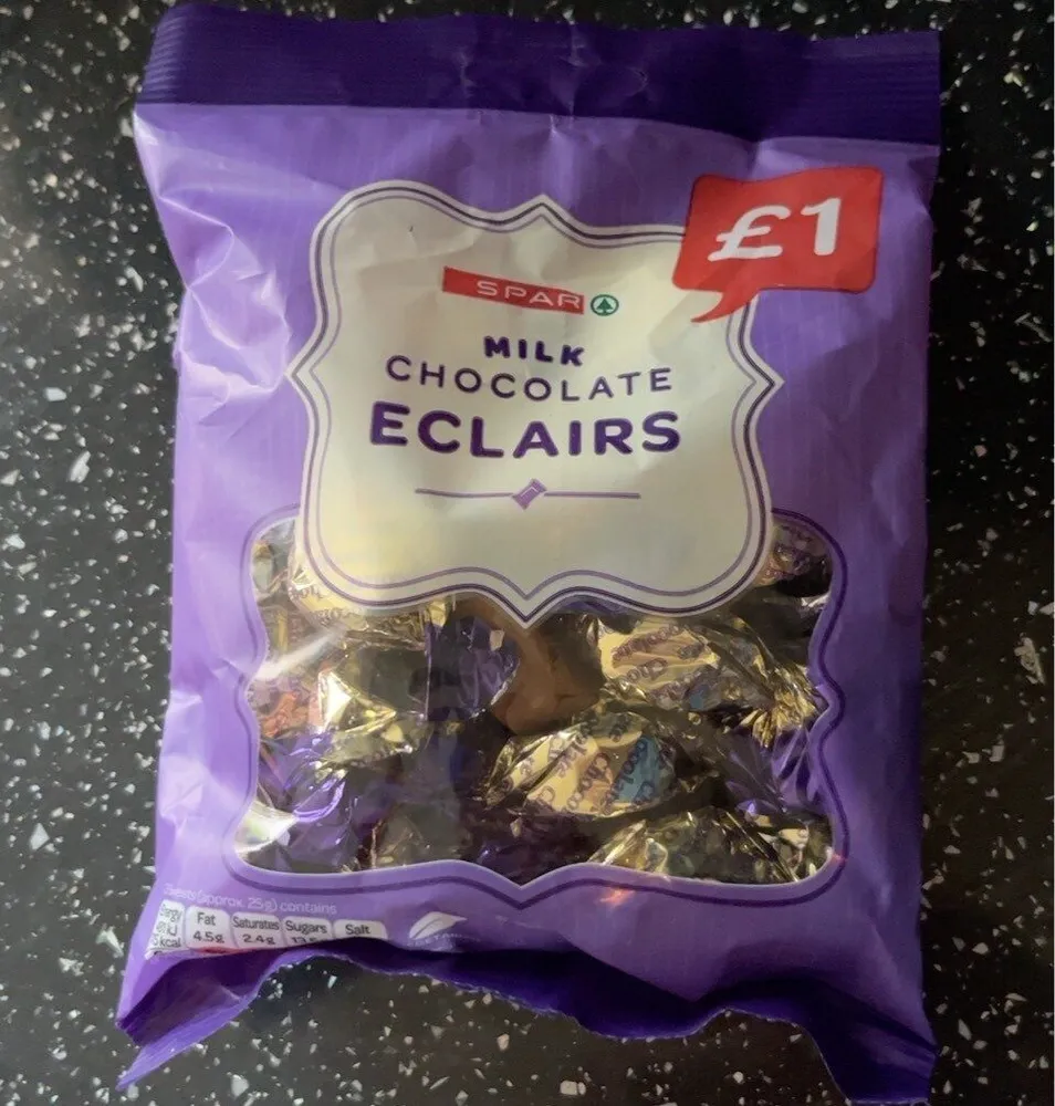 Spar chocolate eclairs