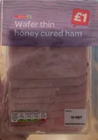 Wafer thin honey cured ham