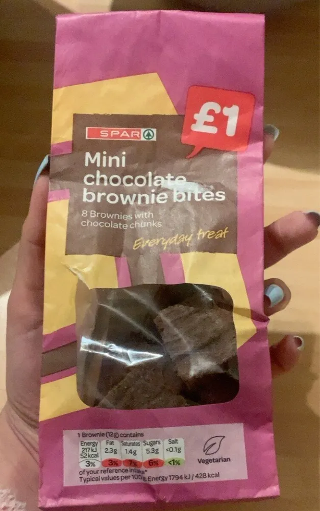 Mini chocolate brownies