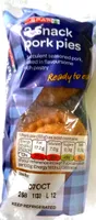 2 Snack Pork Pies