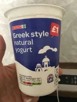 Greek style natural yogurt