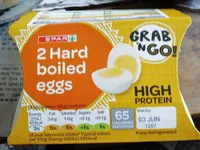 2 hard boiled eggs