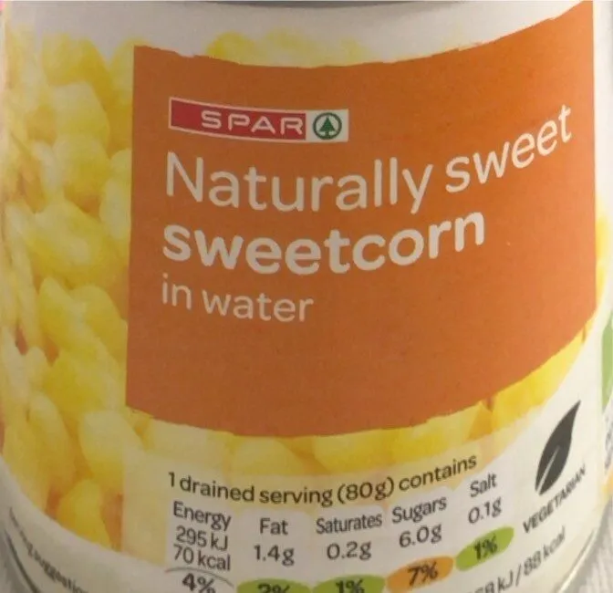 Naturally sweet sweetcorn