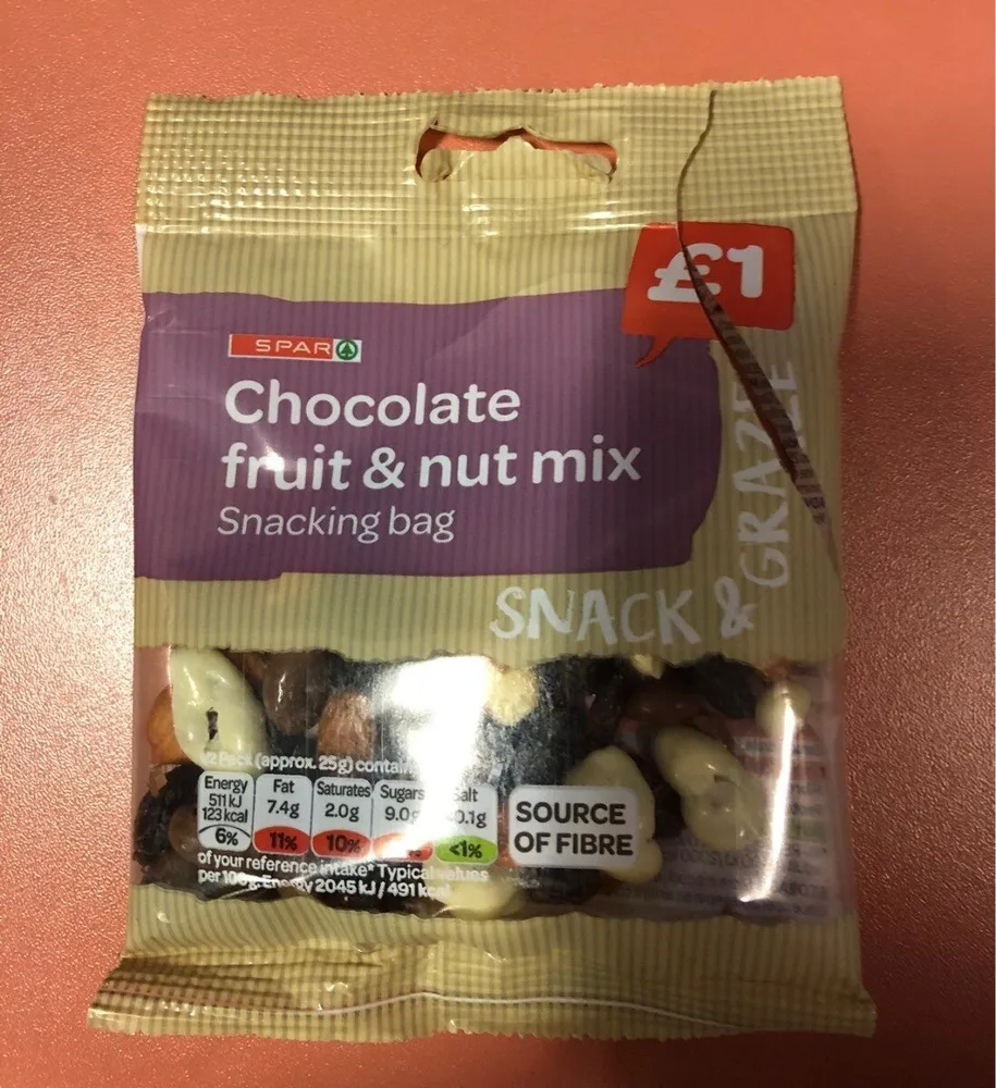Chocolate fruit & nut mix